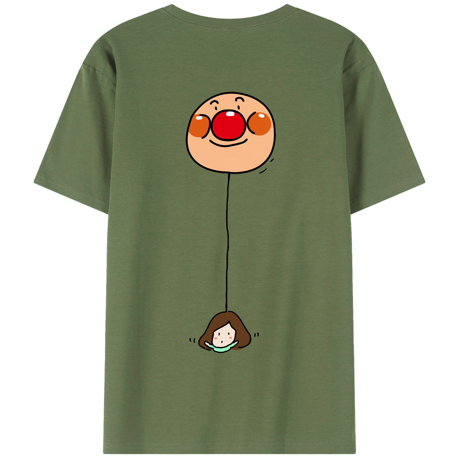 （画像用） アンパンマン Anpanman 綿100％ メンズ半袖Tシャツ（バックプリント） 通気性